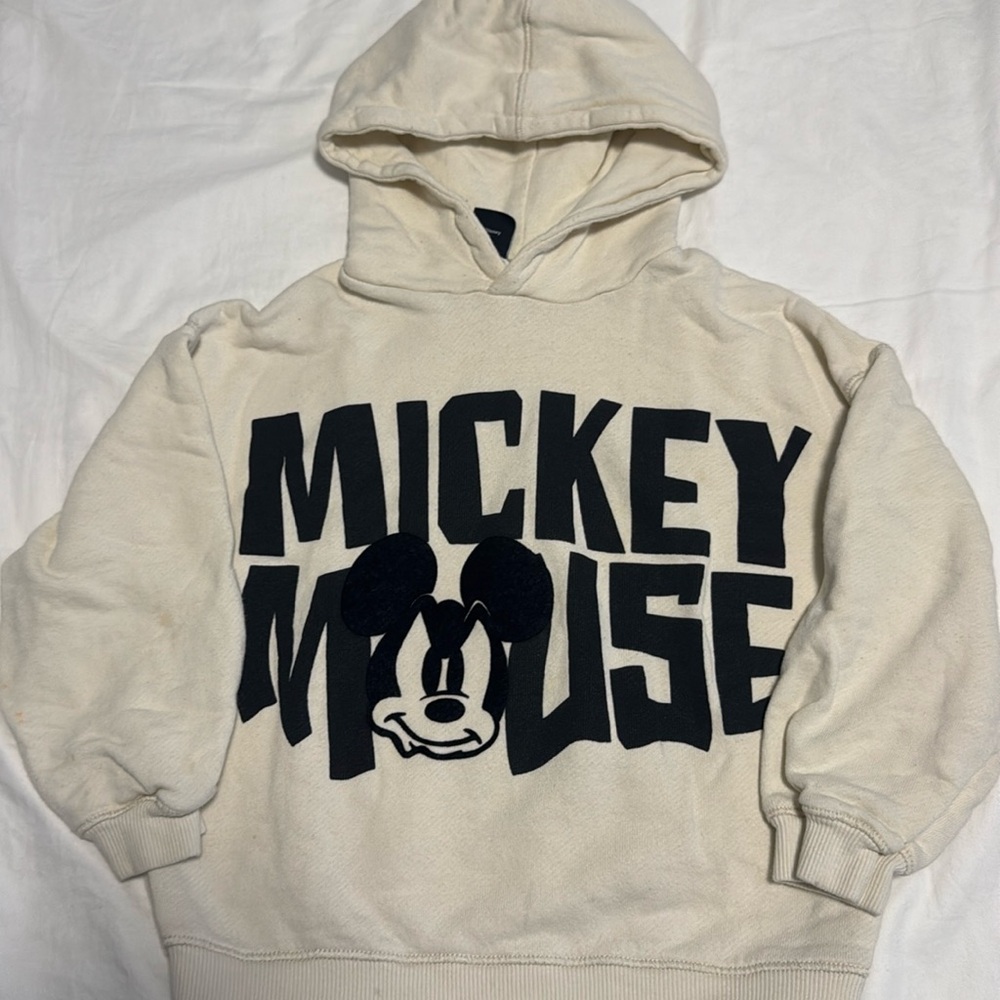 Zara Mickey Mouse Disney Hoodie Size 4-5